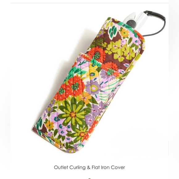 Vera Bradley Flat Iron/ Curling Iron Cover in Evening Garden - Picture 1 of 3